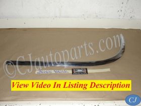 OEM 1959 1960 Cadillac Deville Flat Top 4 Door 4 Window RIGHT CENTER REAR ROOF PANEL UPPER MOLDING TRIM #4757526